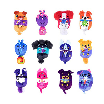 Мягкая игрушка Cats Vs Pickles Dogs vs Squirls Собачки и белочки 10 см в ассортименте V2001-36