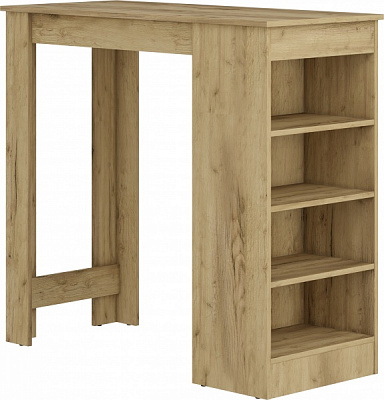 Столик барный Грейд 1150х1050х500 мм дуб крафт золотой 