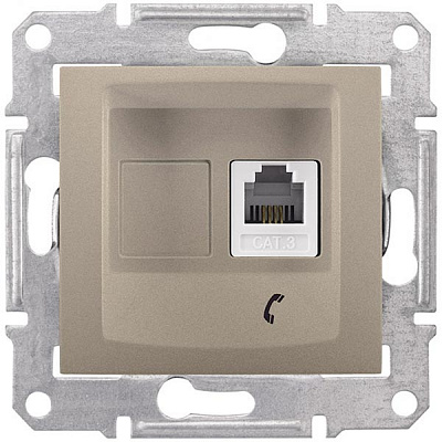 Розетка Sedna SDN4101168 титан