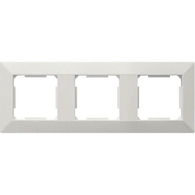 Рамка трехместная HausMark Alta универсальная белый SNG-FRP.SQ20G3-WH