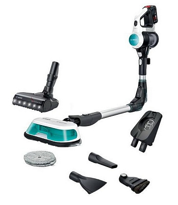 Пилосос акумуляторний Bosch Unlimited 7 ProHygienic Aqua BCS71HYG2 white