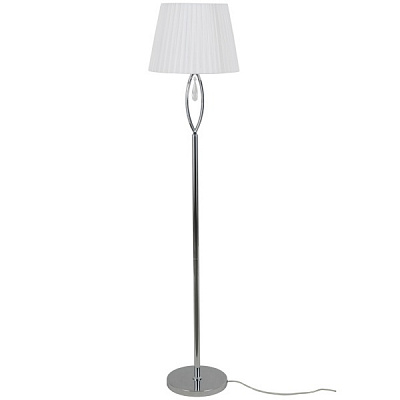 Торшер Victoria Lighting 40 Вт E27 хром/белый Chanel/FL1 