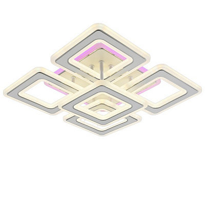 Люстра светодиодная Victoria Lighting 107 Вт белый/серебро Link/PL5 