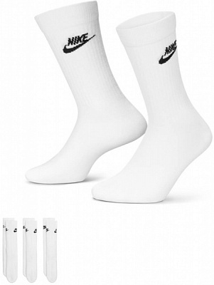 Носки Nike U NK NSW EVERYDAY ESSENTIAL CR DX5025-100 р.46-50 белый