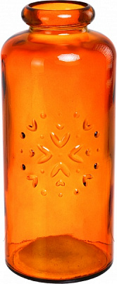 Ваза стеклянная оранжевая ALPINE San Miguel