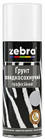 Ґрунт швидковисихаючий ZEBRA професійний 16 світло-сiрий мат 400 мл
