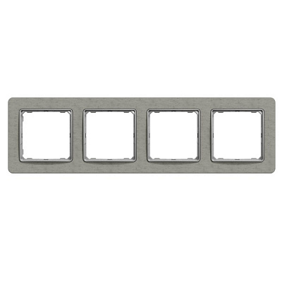 Рамка чотиримісна Schneider Electric Sedna Elements універсальна бетон SDD390804