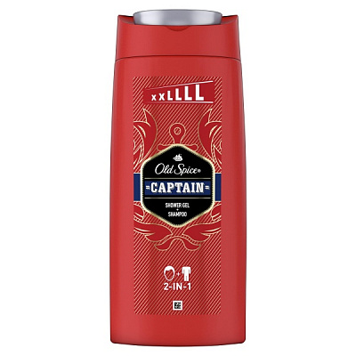Гель для душа Old Spice 2-в-1 Captain 675 мл