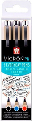 Набір лінерів PIGMA MICRON PN SAKURA PIGMA MICRON PN OFFICE 3кольори POXSDKPN3A