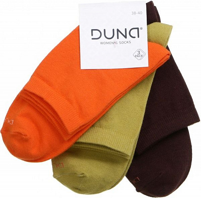 Носки Duna 1066 р. 23-25 оливковый 3 пар 