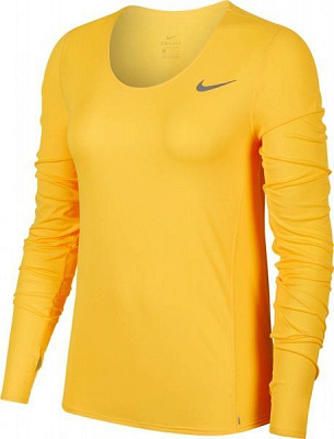 Футболка Nike W NK CITY SLEEK LS CJ2020-845 S желтый