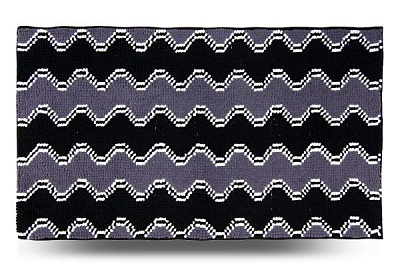 Килимок для ванної Dariana Хвиля 70х120 см графіт