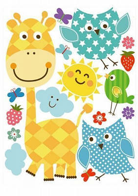 Декоративная наклейка Design stickers Жираф 29.7x42 см