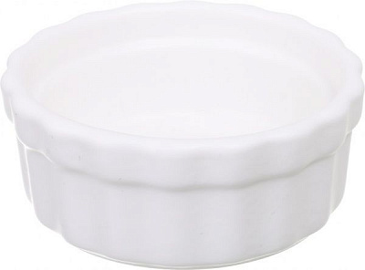 Соусник Lavastone Simple White круглый 6,5х2,6 см 40 мл