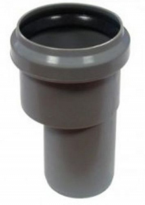 Переходник Valsir пластиковый обратный канализационный ?32/40 (Aumento eccentrico)