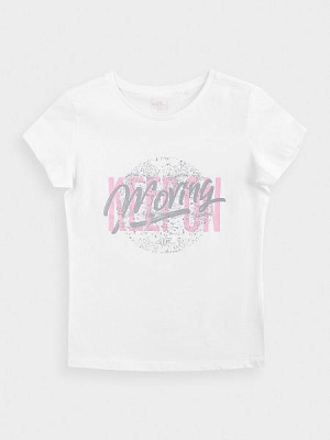 Футболка 4F J4Z20-JTSD214B-10S 140 белый