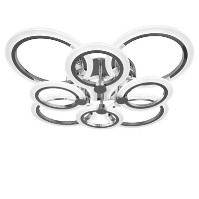 Люстра светодиодная Victoria Lighting с пультом д/у 84 Вт хром Fanny/PL6 