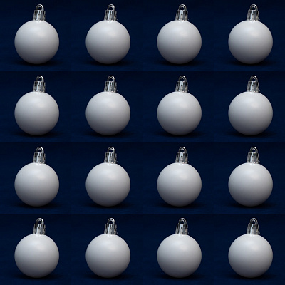 Набір ялинкових куль 891923 d 40 мм 16 шт./уп.