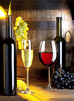 Репродукція Біле та червоне вино 50x70 см Арт Фемелі 