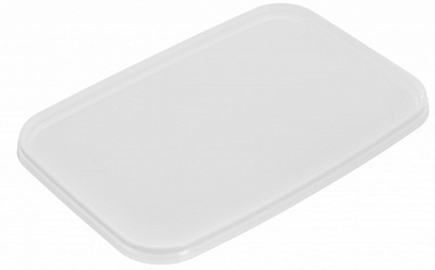 Кришка Пласт-Бокс прямокутна 5/10 л білий