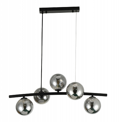 Люстра підвісна Miorro Sapori 700x280x900 мм 5x7 Вт G9 чорний хром 51-311-173