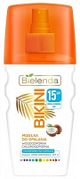 Спрей сонцезахисний Bielenda для волосся та обличчя Bikini Coconut SPF15 150 мл