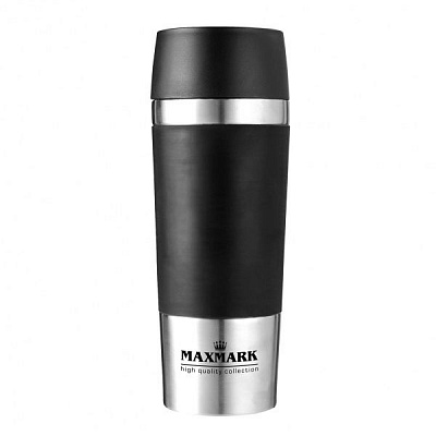 Термочашка Classic 450 мл черный MK-CUP4450BK Maxmark
