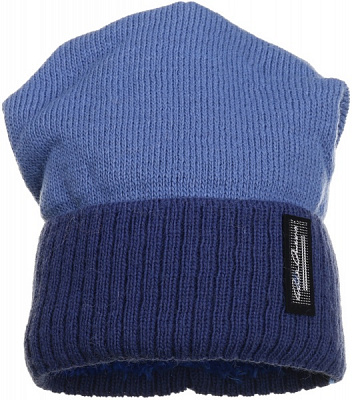 Шапочка детская для мальчика Kraft+ р.48-50 темно-синий с синим 1963 
