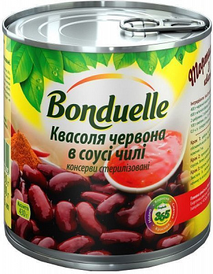 Квасоля червона Bonduelle в соусі Чілі 430 г