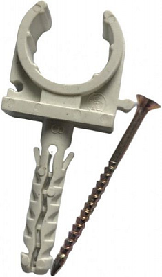 Кліпса швидкого монтажу 20 мм з ударним шурупом (10 шт.)