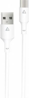 Кабель Acclab PwrX 28W USB to Type-C 1,2 м белый (1283126559532)