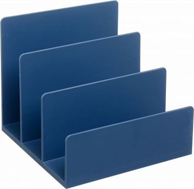 Органайзер настольный для документов 160х160х140 мм темно-синий Mikasa