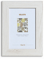 Рамка для фотографии со стеклом Веліста 24W-607140v 1 фото 10x15/15х20 см бело-серый 