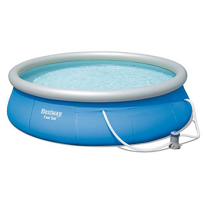 Бассейн надувной Bestway с фильтром 366х91 см 57166