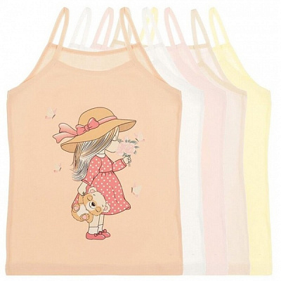 Майка детская для девочки Donella 4371RV р.146-152 в ассортименте 