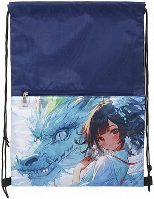 Сумка для обуви Nota Bene с замком Девочка с драконом Anime