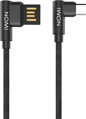 Кабель Nomi USB – microUSB 1 м чорний (344268) dcpq 10m