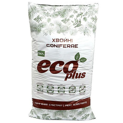 Субстрат Eco Plus для хвойних рослин 50 л