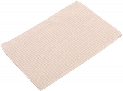 Полотенце вафельное 45x60 см бежевый Домашній текстиль 