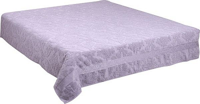 Простирадло махра/жаккард 200x220 см сірий ТЕКС