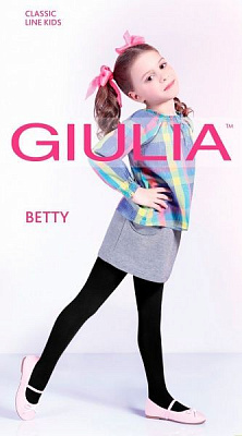 Колготки дитячі Giulia BETTY 80 nero р.116-122 чорний