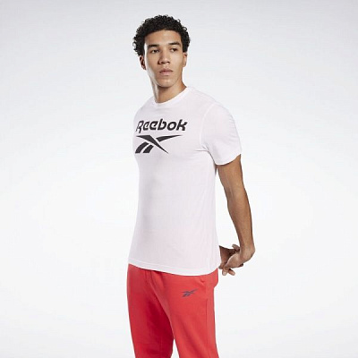 Футболка Reebok GS Reebok Stacked T FP9152 L белый