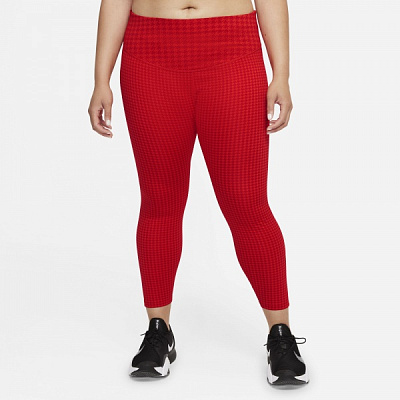 Лосини Nike W NK ONE DF ICNCLSH PR MR 7/8 DD4563-673 р.XS червоний