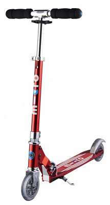 Самокат Micro Sprite red stripe темно-красный SA0178 