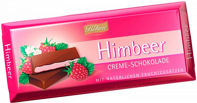 Шоколад темний з кремово-полуничною начинкою 100 г (Erdbeer) (4020486034920)