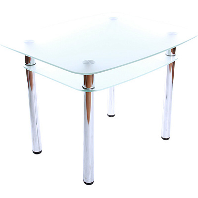 Стіл обідній DT DX з полицею матове скло