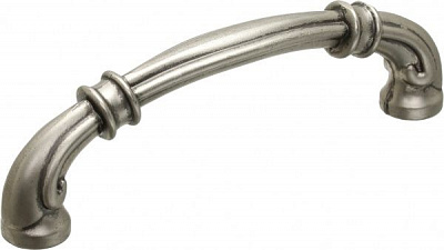 Мебельная ручка 96 мм матовый античный никель MVM D-1014-96 MAN