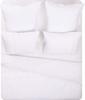 Комплект постельного белья Exclusive Stripe Deluxe 2.0 белый La Nuit 