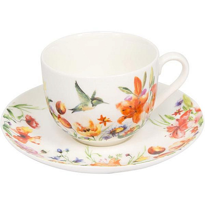 Чашка з блюдцем Colibri 100 мл 21-244-037 Krauff