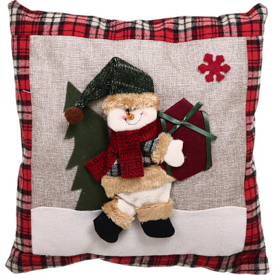Декорация новогодняя подушка/персонажи 40см 2 ассорт. W22-18A2867AB